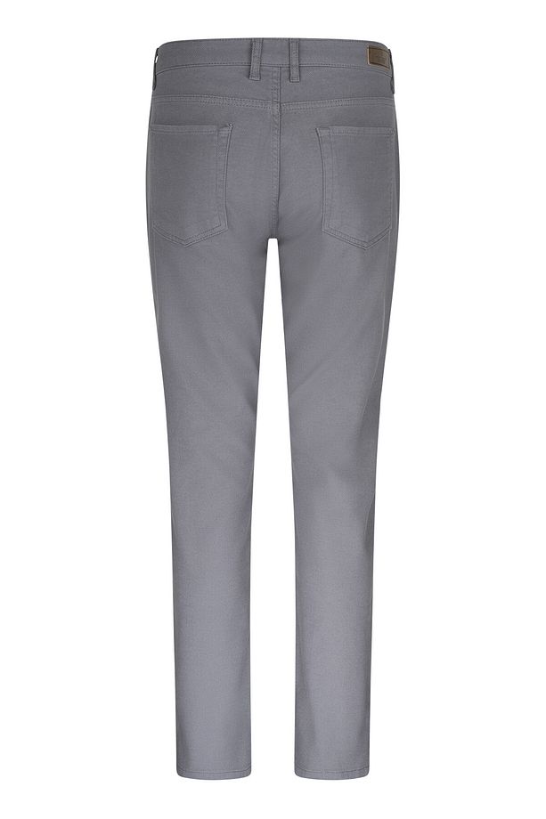Gri Regular Fit 5 Cep Pamuklu Kanvas Pantolon - 2