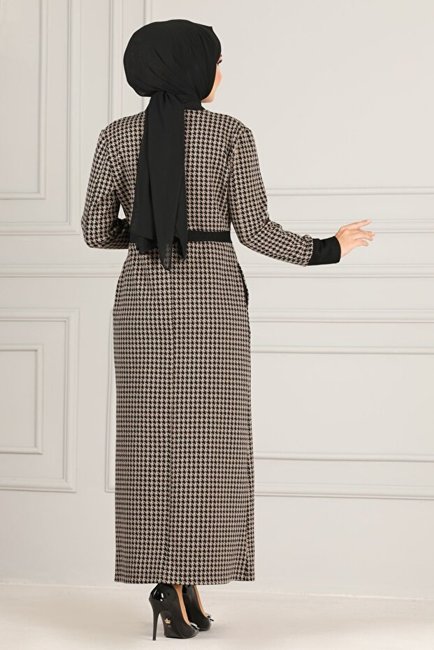 Mink Buttoned Cap - Nya2639 - 3