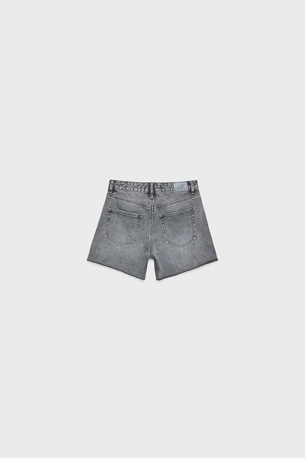 Denim bermuda şort - 6