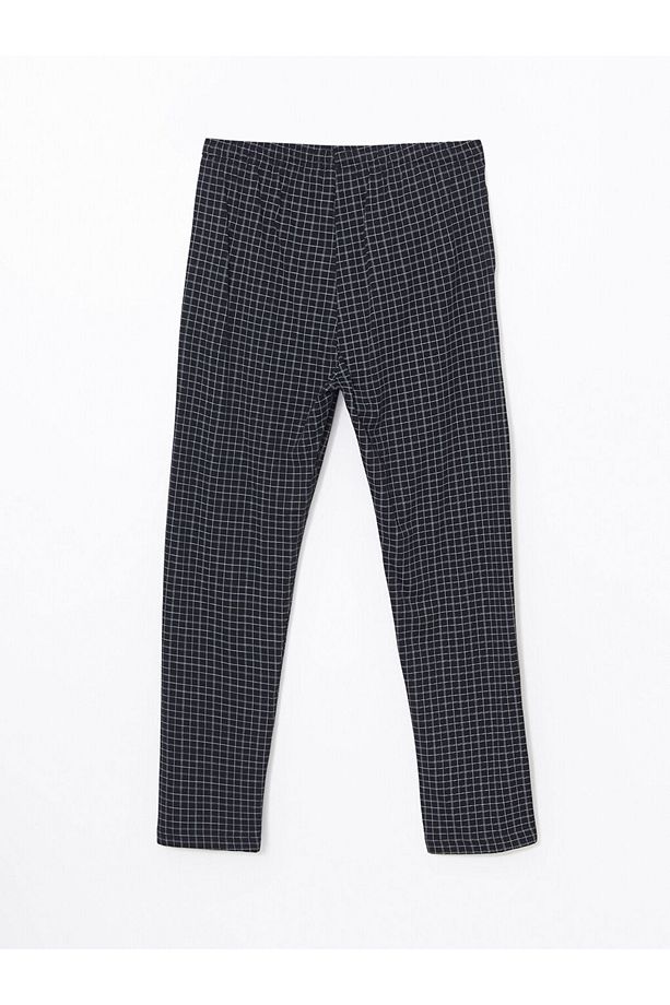 Standart Kalıp Ekose Erkek Pijama Alt - 6