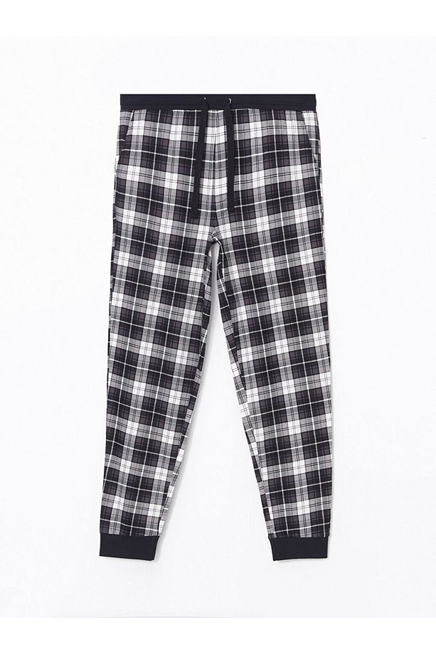 LCW Standart Kalıp Ekose Erkek Pijama Alt - 5