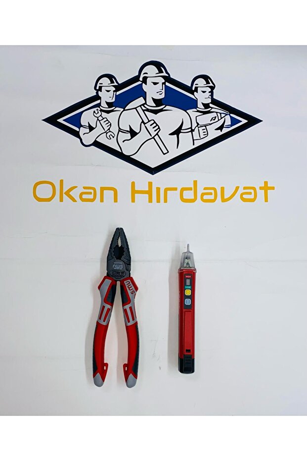 SOLİNGEN 180mm PENSE UNİ-T UT12D TEMASSIZ KONTROL KALEMİ SET OKAN HIRDAVAT - 1