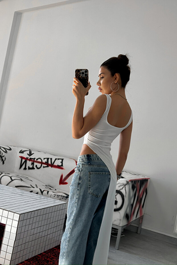 Candy Askılı Asimetrik Tunik - 3