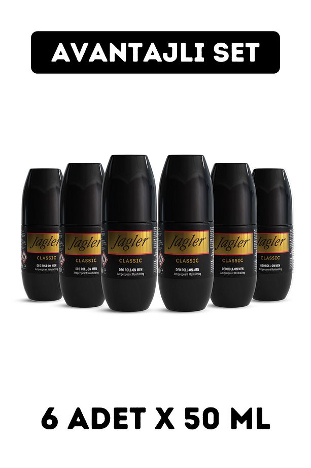 Classic Erkek Roll On ( 6 Adet X 50 ml ) - 1