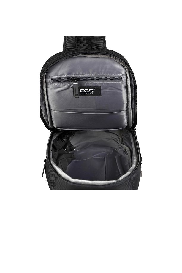 Siyah Unisex Omuz Askılı Çapraz Göğüs Çantası 31301 - 4