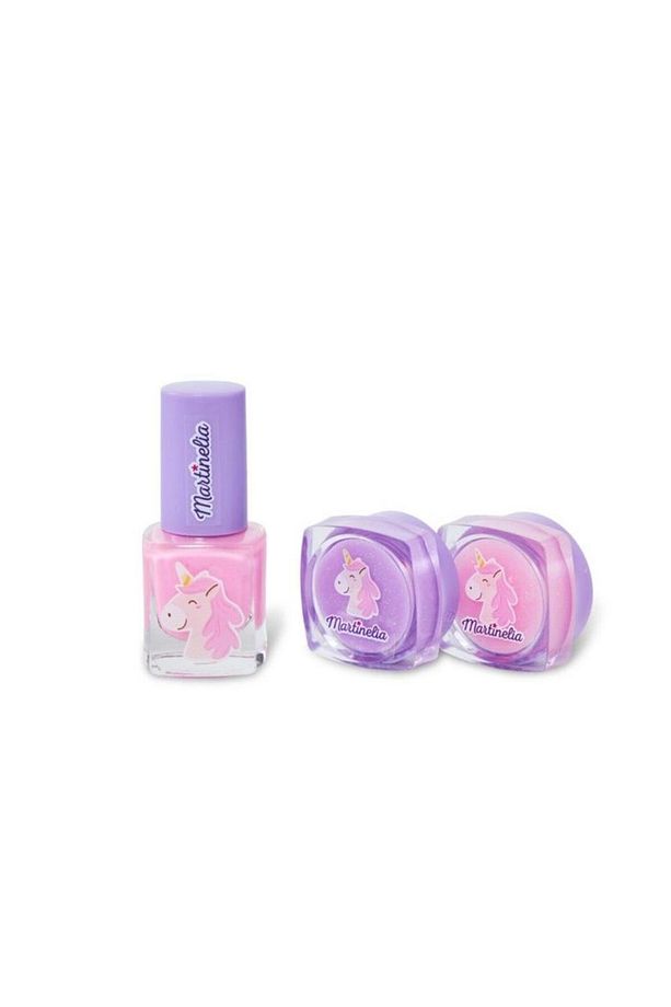 Çok Renkli Little Unicorn Kız Çocuk 3'lü Makyaj Seti - 2