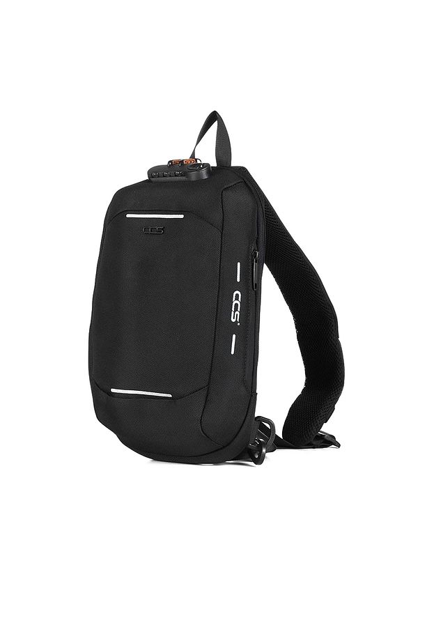 Siyah Unisex Omuz Askılı Çapraz Göğüs Çantası 31301 - 3