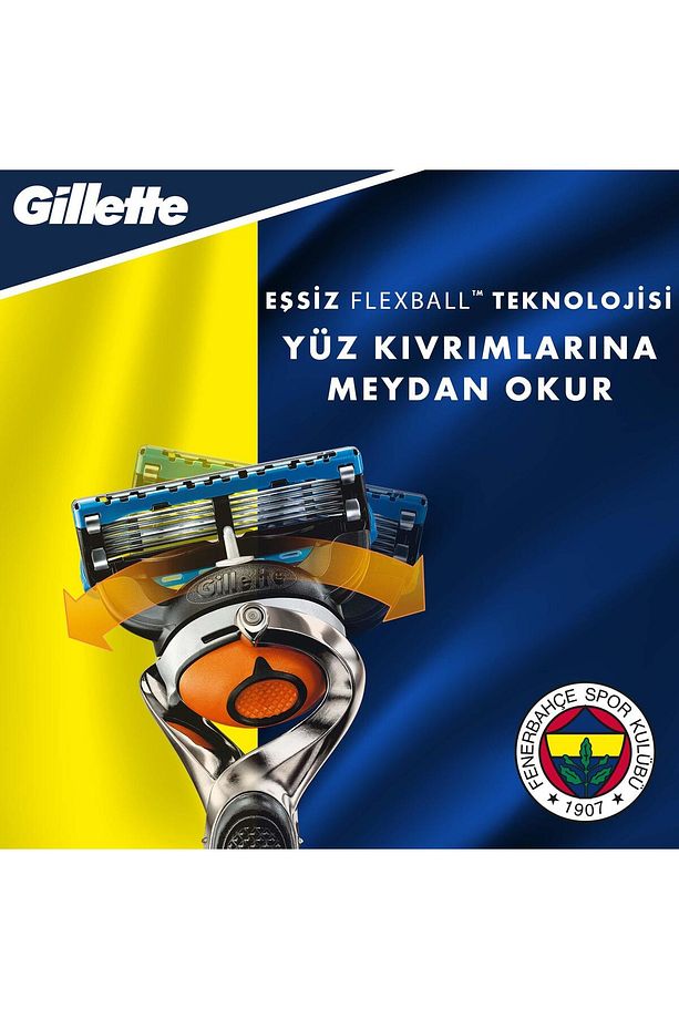Fusion Proglide Makine + 4'lü Yedek Bıçak Fenerbahçe Özel Seri - 3