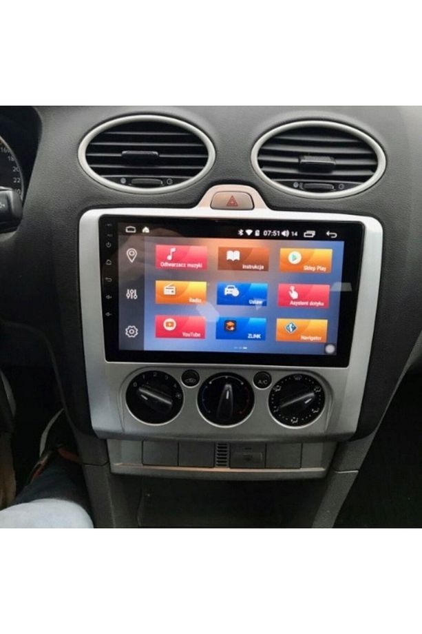 Ford Focus 2 Araç Multimedya Android Ekran Carplay Double Teyp 2+32 9" 05-11 Analog Silver BLUEWAY - 5