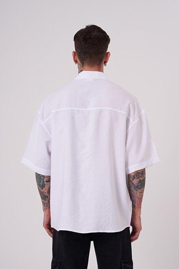 Erkek Basic Ekru Gömlek - 2