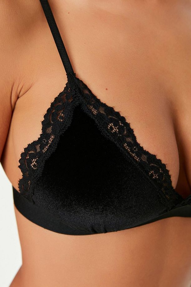 Siyah Kadife Bralet Ds200111br - 2