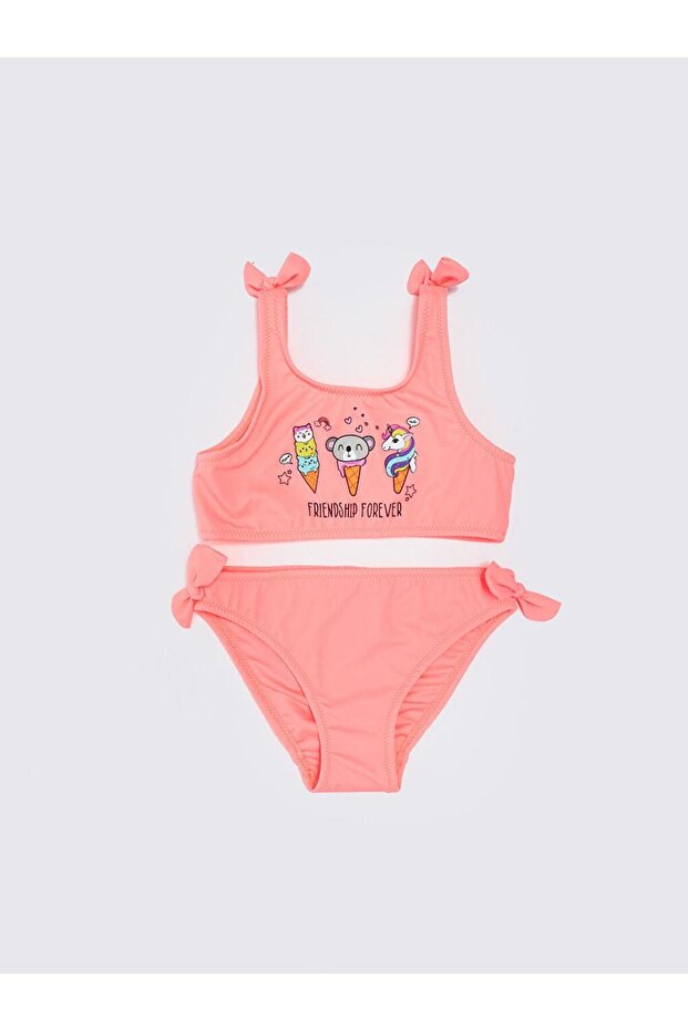 Bikini set za devojčice sa mašnom - 1