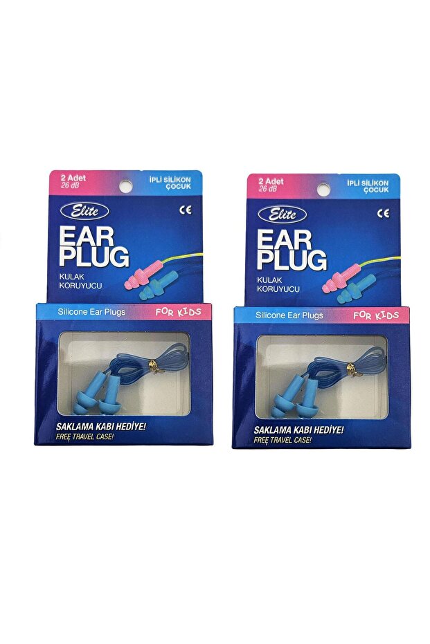 2Pcs Waterproof Anti-Sound Earplugs Silicone Ear Plugs - 1