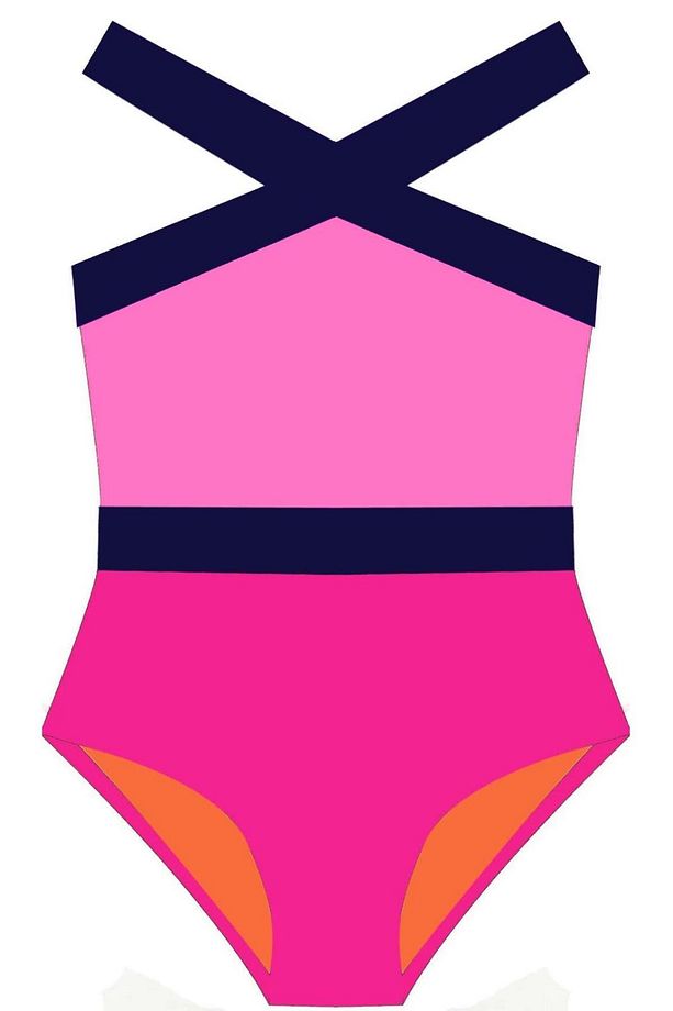 Fuşya-pembe Kız Çocuk Mayo Db200703cm - 1