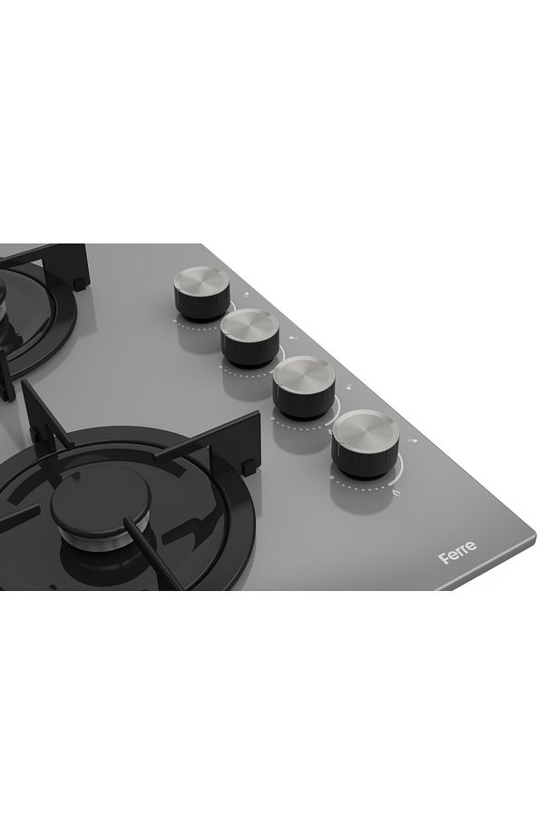 Flowart Lumora Plus Gri 3'lü Ankastre Set ( QBL63CPR-CS208-D079 ) - 6