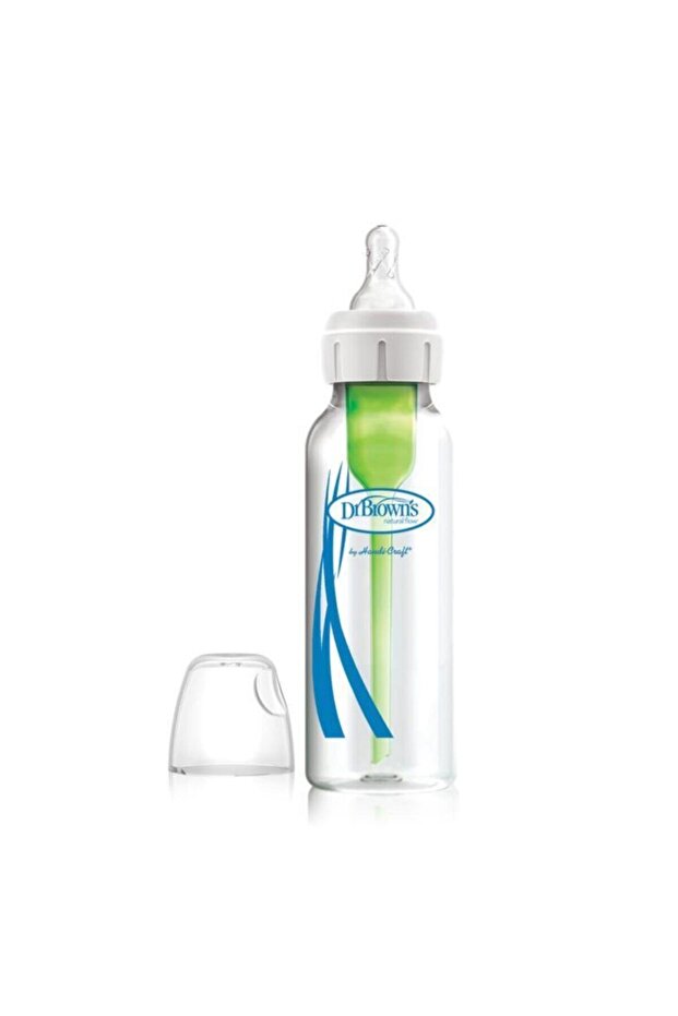 Dr.Brown's 8 Oz/ 250 ml Antikolik Dar Ağız Options Cam Biberon, Tekli Paket