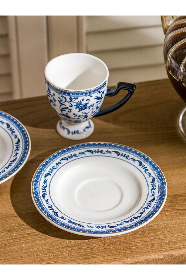 LCW HOME  Baskılı 2 Kişilik Porselen Kahve Fincan Takımı 90 Ml - 2