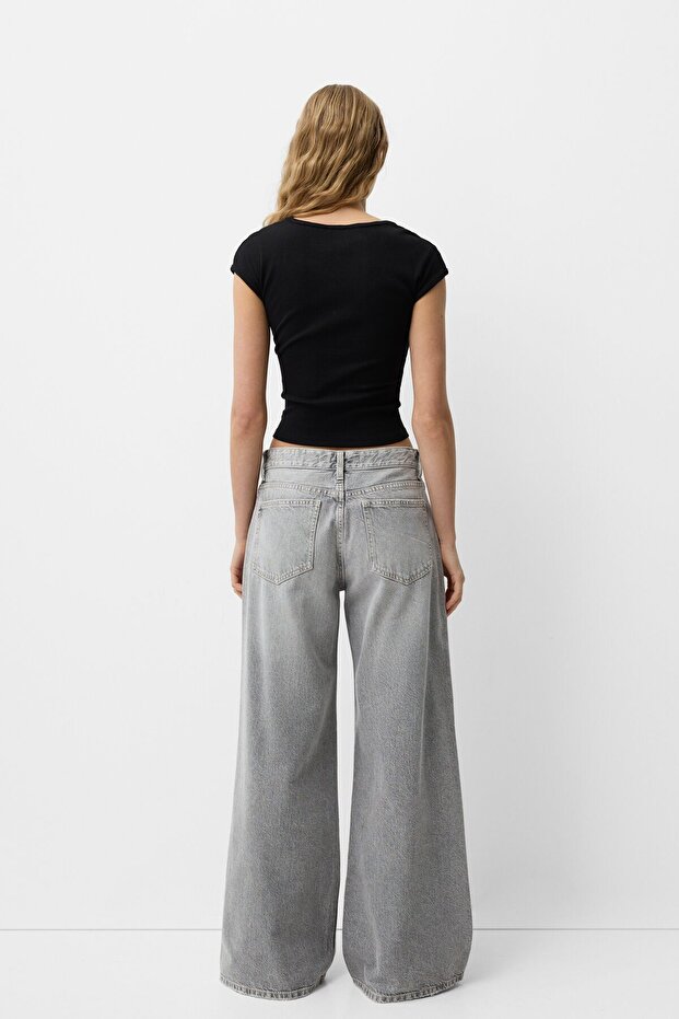Geniş paça jean - 4
