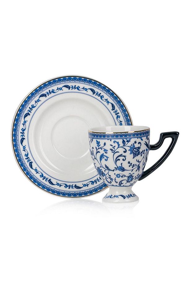 LCW HOME  Baskılı 2 Kişilik Porselen Kahve Fincan Takımı 90 Ml - 5