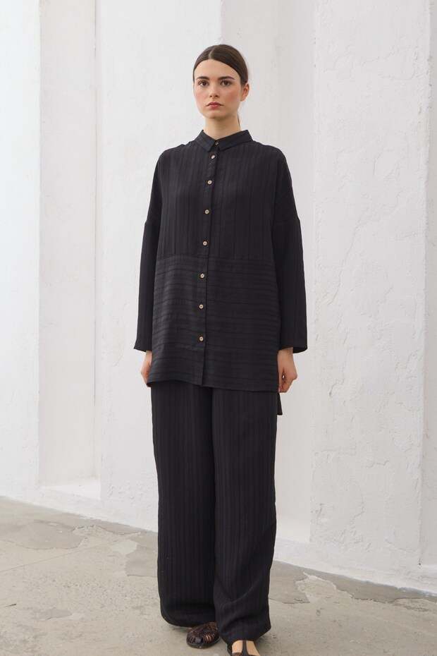 Modal Pantolon Siyah - 1