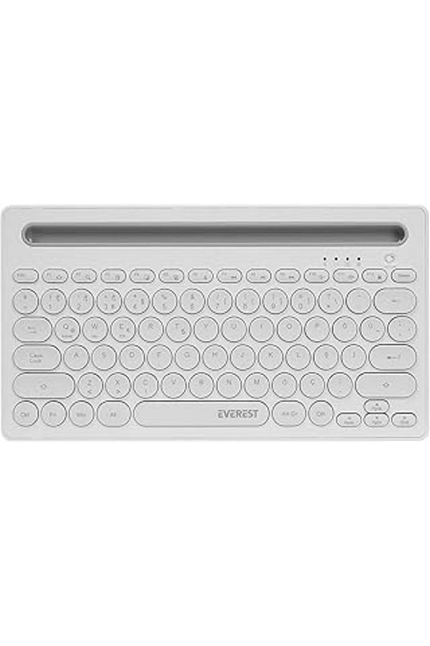 Everest Kb-Bt84 Bluetooth 5.0 Ultra İnce+Şarjlı Q Mac/Win/Android/Ios Tv-Telefonlara Uyumlu 10 Metr - 1
