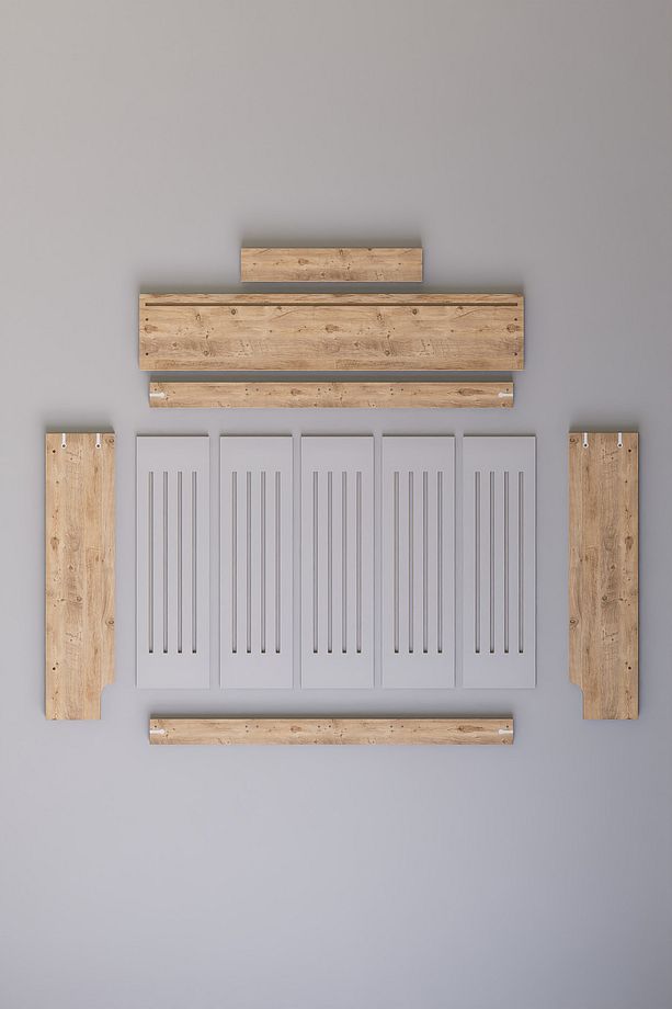 Petek Kaplama Dresuar ( 100 cm ) Petek Önü Kapatma Petek Kaplama BPKM002 - 7