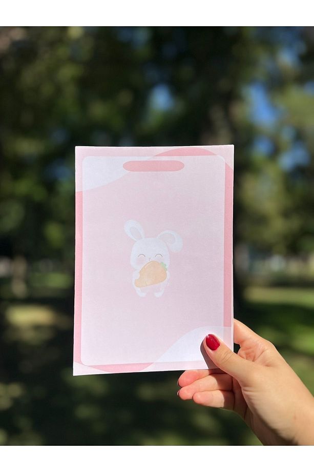 Tavşan Desenli 2'li Set (A4-A5) Notepad - Not Defteri - Bloknot - 7