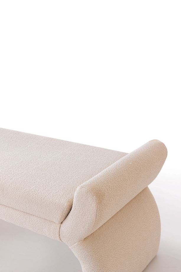 Zenn Coco Kumaşlı Modern Bench Puf - 8