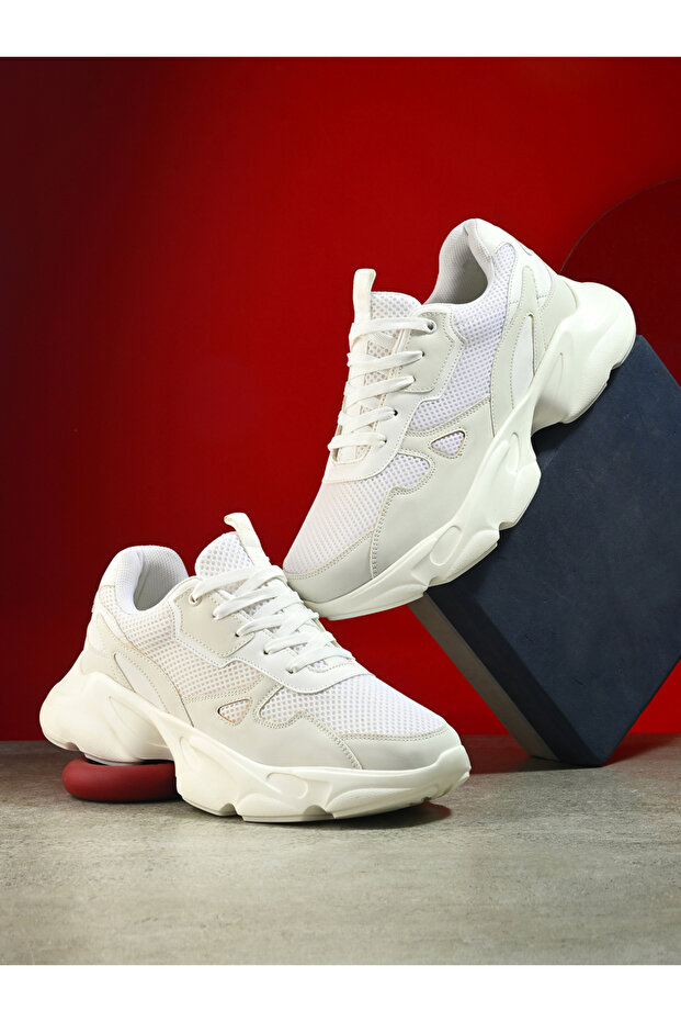 Chunky Sole Lace Up Sneakers