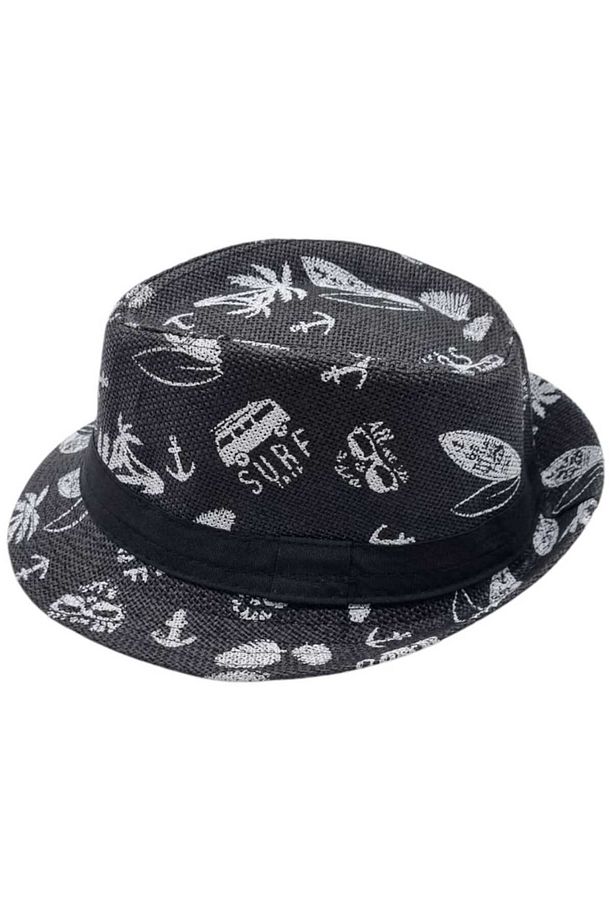 Unisex Çocuk 8  12 Yaş Hasır Fötr Şapka - 3