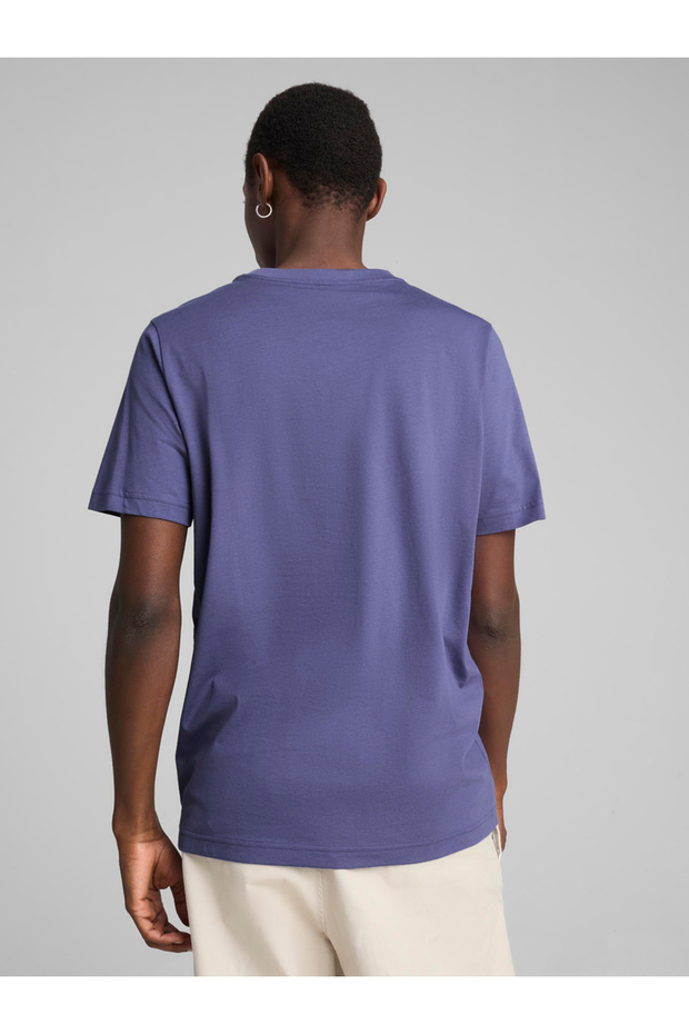 Graphic Print Round Neck T-Shirt - 3