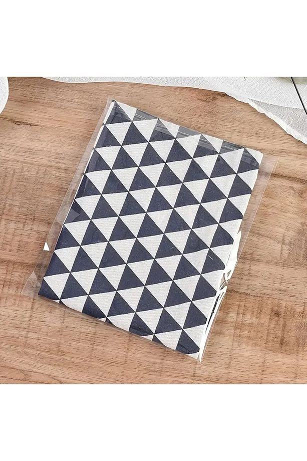 50 Adet 25x30(*5) Cm Bantlı Yapışkanlı Opp Jelatin Poşet, Şeffaf Poşet - 3
