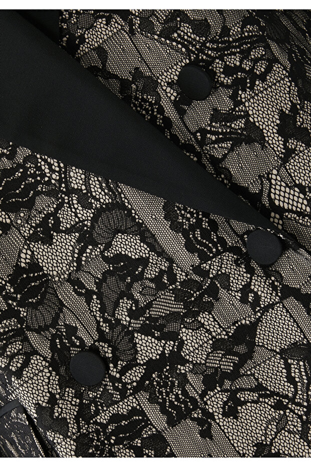 Renkli Dantel Ceket - 4