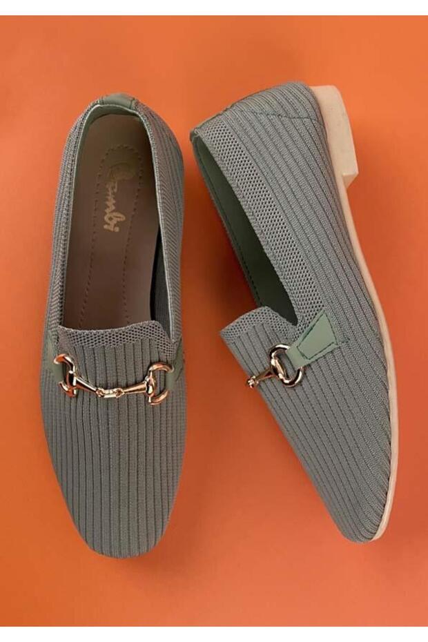 Vízzöld női naplopó cipő K 01320302082 - 1