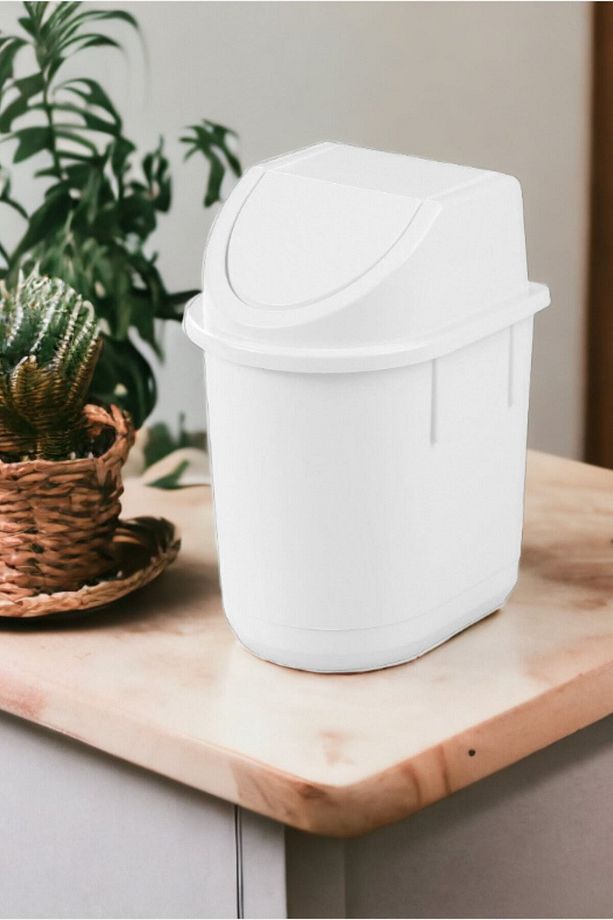 Masa Üstü Çöp Kovası - Küçük Çöp Kovası - Girdap Çöp Kovası 1,5 Litre - 1