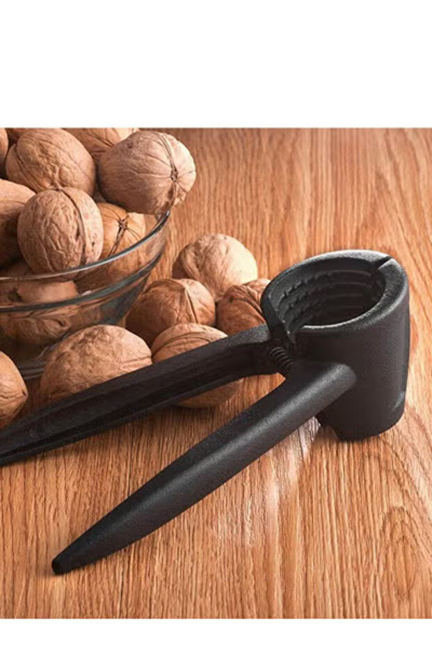 كسارة جوز يدوية تعمل بالضغط اسود - 3