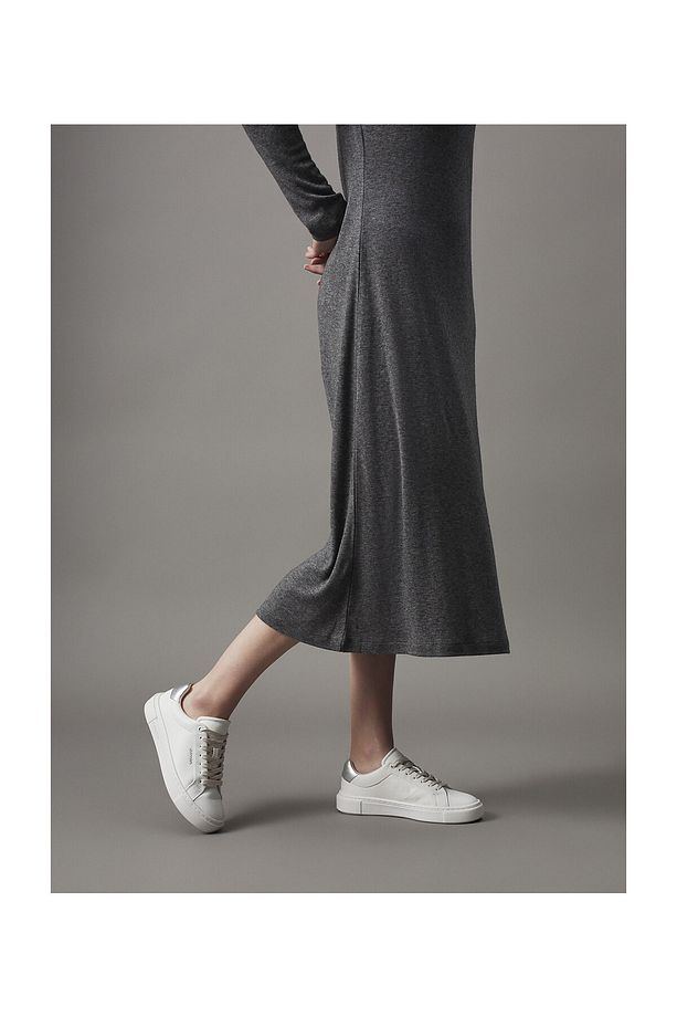 Logolu Kalın Tabanlı Sneaker Ayakkabı HW0HW0228802V  AYAKKABI HW0HW02288 02V - 6