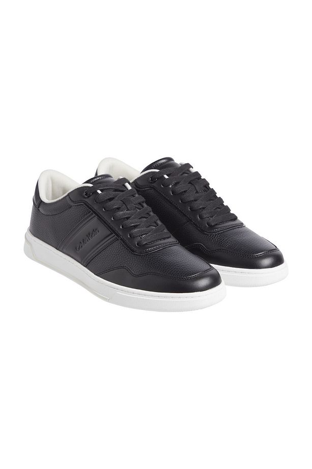 Erkek Rahat Taban Marka Logolu Bağcıklı Siyah Sneaker HM0HM01653-01O - 1