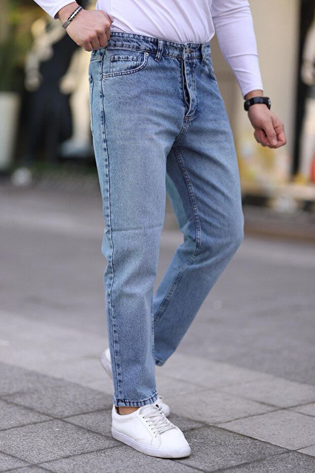 Açık Mavi Boyfriend Kot Pantolon Jeans TMNAW25JE00020 - 2