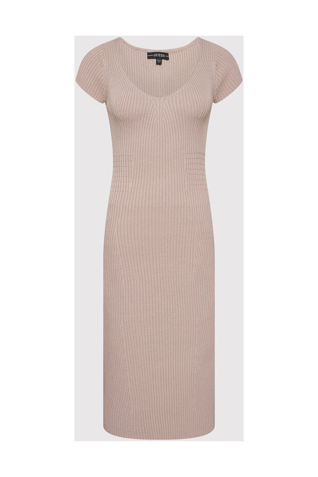 Strickkleid Beige Erwachsene - 1
