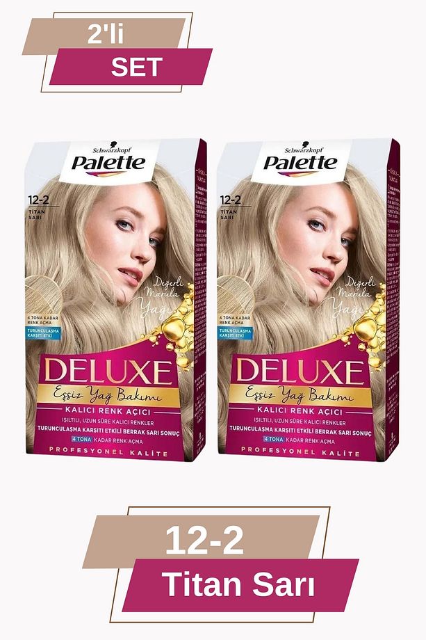 Deluxe 12-2 Titan Sarı X 2 Adet - 1