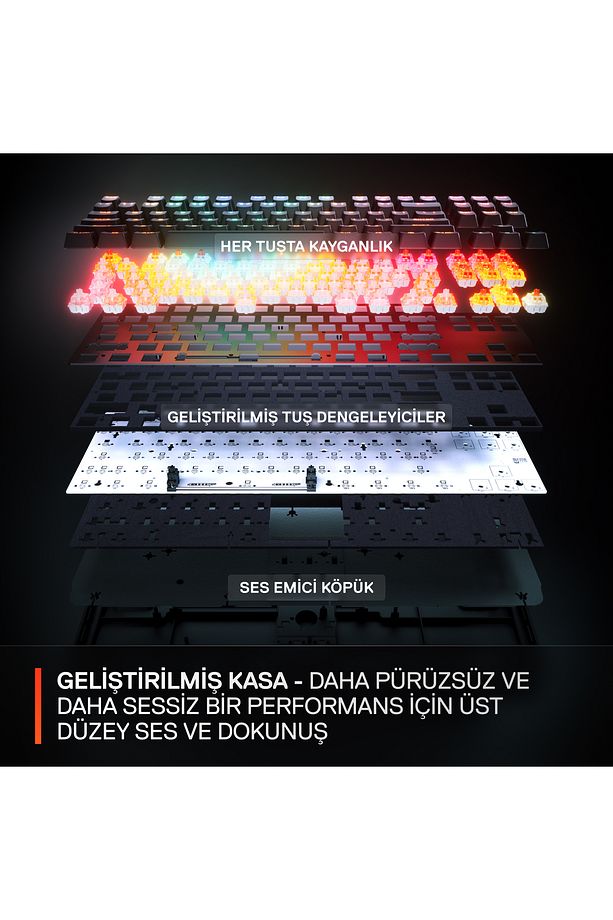 Apex Pro Tkl Gen 3 Omnipoint 3.0 Hipermanyetik Switch Rgb Mekanik Kablolu Oyuncu Klavyesi - 5