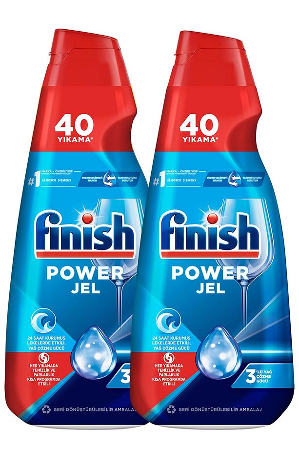 Hepsi Bir Arada 2x1000 ml Konsantre Jel Bulaşık Makinesi Deterjanı - 2