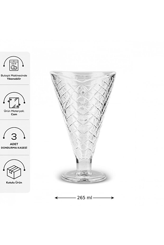 Bella 3 Parça Dondurmalık 265 ml - 2