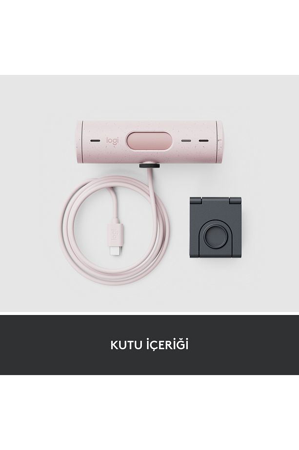 BRIO 500 Full HD 1080p Mikrofonlu Web Kamerası - Pembe - 12