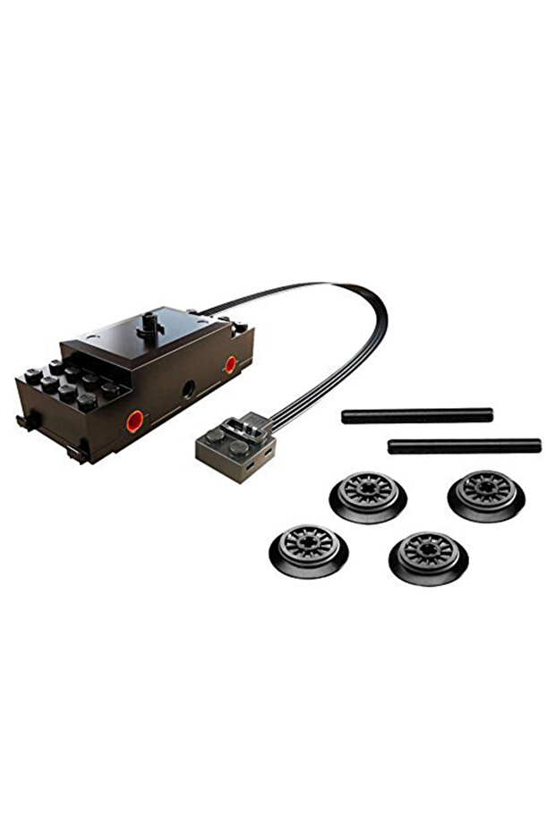 PF-88002 New The Train Motor Four-wheel Drive Orbital Motors PF Building Blocks Brick Model Accessor