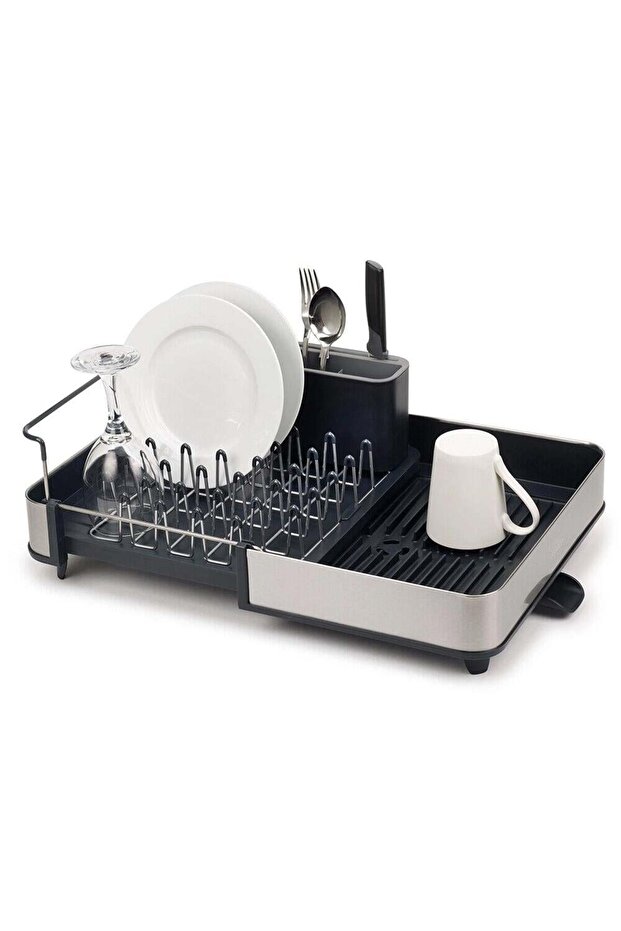 Extend Steel Dish Rack, Grey - 1