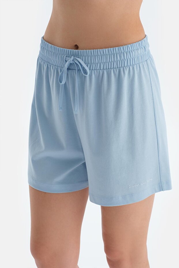 Mavi Penye Modal Ikili Şort - 7