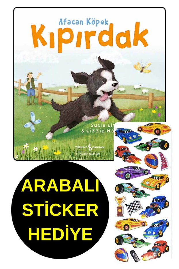 Car Sticker Gift - Preschool Illustrated Books - AFACAN KÖPEK KIPIRDAK