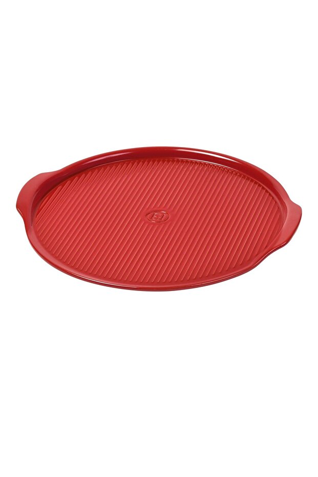 Eh round pizza stone 40 cm red/burgundy